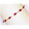 Image 3 : #46-14K GOLD RUBY (9.0CT) BRACELET