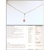 Image 1 : #49-14 GOLD PINK DIAMOND (0.57CT) NECKLACE