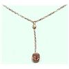 Image 2 : #49-14 GOLD PINK DIAMOND (0.57CT) NECKLACE