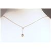 Image 3 : #49-14 GOLD PINK DIAMOND (0.57CT) NECKLACE