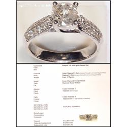 #50-14K GOLD DIAMOND (1.26CT) RING