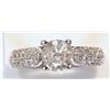 Image 2 : #50-14K GOLD DIAMOND (1.26CT) RING