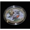 Image 1 : 2014 COLOURED RCM ISSUED HARLEQUIN DUCK 25 CENT