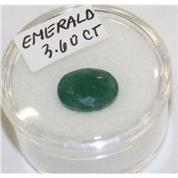 GENUINE 3.6CT GREEN EMERALD GEMSTONE