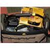 Image 1 : TOOL BAG WITH DEWALT CHARGER / NEW BATTERY ,WURTH