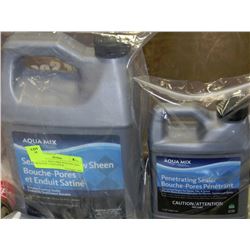 LOT OF 2  AQUA-MIX PENETRATING SEALANT 1 GALLON &
