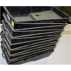 STACK OF 8 MINI PAINT TRAYS