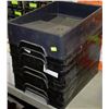 Image 1 : STACK OF 7 STANDARD SIZES PAINT TRAYS