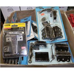 CASE OF HINGES AND LOCKING DEVICES INCLUDING