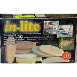 BOX OF LANDSCAPE LIGHTING X9