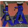 Image 1 : PAIR OF 3.5 TON AXLE STANDS