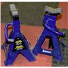 Image 1 : PAIR OF 2 TON AXLE STANDS