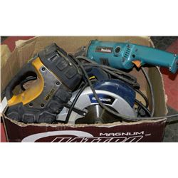 BOX WITH HD FLASHLIGHT , MASTERCRAFT CIRCULAR SAW