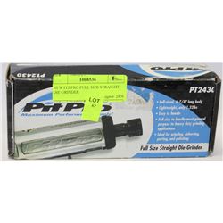 NEW PIT PRO FULL SIZE STRAIGHT 1/4" DIE GRINDER