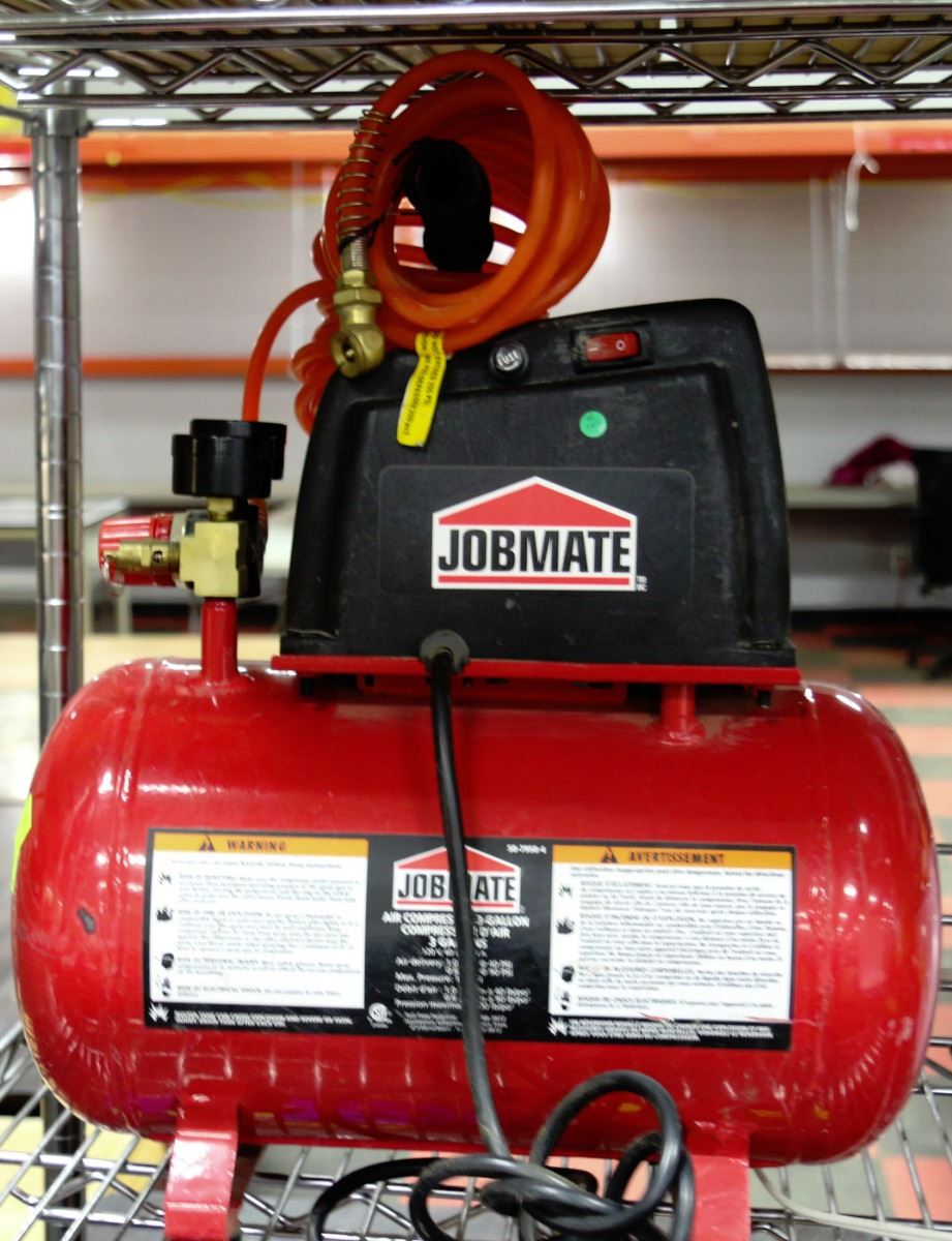JOBMATE 3 GALLON AIR COMPRESSOR JOBMATE 3 GALLON AIR COMPRESSOR