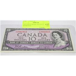 NICE HIGH GRADE 1954 TEN DOLLAR BANKNOTE