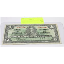 1937 ONE DOLLAR BANKNOTE - GORDON/TOWERS