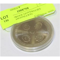 1952-1977 PROOF GOVERNORS GENERAL MEDALLION