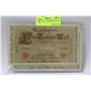 Image 1 : 1910 GERMAN 1,000 MARK NOTES X2