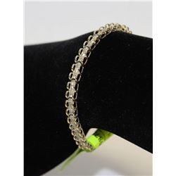 10K YELLOW GOLD DIAMOND TENNIS BRACELET
