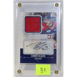 CONNOR MCDAVID JERSEY AND AUTOGRAPHED