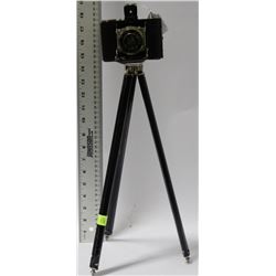 VINTAGE  KODAK CAMERA COMES WITH VINTAGE TRIPOD,