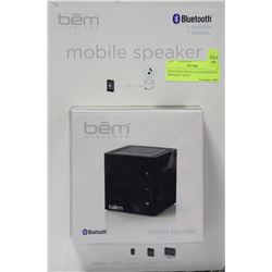 BEM WIRELESS BLUETOOTH MOBILE SPEAKER *NEW *