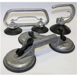 GLASS CARRYING SUCTION GRIP SET