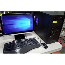 CUSTOM BUILT DESKTOP CORE 2 QUAD W/ HD BENQ LCD