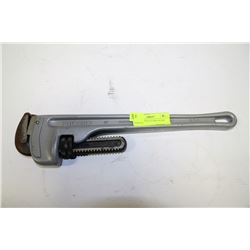 RIDGID 18 INCH ALUMINUM PIPE WRENCH