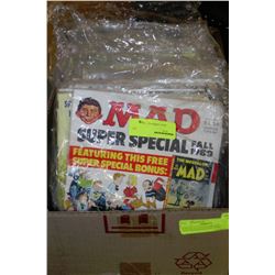 BOX OF 32 COLLECTOR EDITION MAD MAGAZINES AND 10