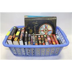 BOX OF STAR WARS COLLECTOR NOVELS AND DVD