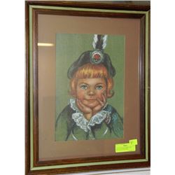 JEAN KUSHNER FRAMED AND MATTED PICTURE AND