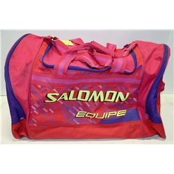 PINK SALOMON SKI BOOT BAG