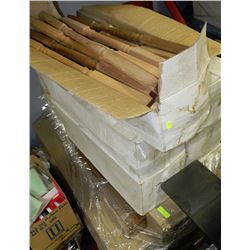 PALLET OF WOOD SPINDLES