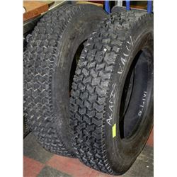 2-GOODYEAR TIRES RETHREADS 265/75/R22.5 *NEW*