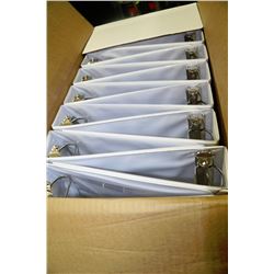 BOX OF 16 NEW BINDERS SIZE  2"X12"