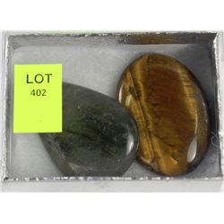 SET OF 2 MIXED GEMSTONES