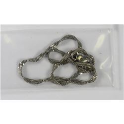 .925 ITALY SILVER ROPE TWIST BRACELET - 9"