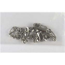 .925 ITALY SILVER CHAIN LINK BRACELET - 7"