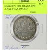 Image 1 : GEORGE V 1936 SILVER ONE DOLLAR - LAST YEAR ISSUED