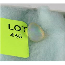 GENUINE ETHIOPIAN WHITE OPAL 2.17CT