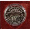 1980 POLAR BEAR CASED PROOF SILVER ONE DOLLAR