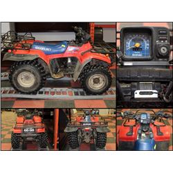 SUZUKI 1994 250 -4X4 QUAD WITH WINCH,5SPD,HI-LOW &