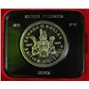 1971 BRITISH COLUMBIA CASED PROOF SILVER $1