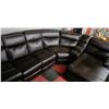 Image 1 : NEW BROWN BONDED LEATHER ELECTRIC RECLINING