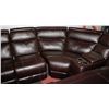 Image 3 : NEW BROWN BONDED LEATHER ELECTRIC RECLINING
