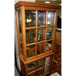 ESTATE CURIO CABINET WITH SHELVING
