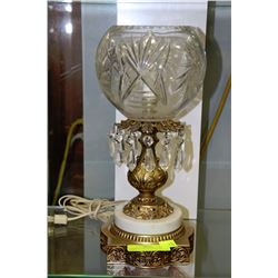 PINWHEEL CRYSTAL ELECTRIC LAMP