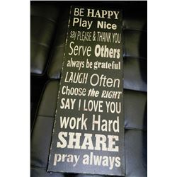 MOTIVATIONAL POSTER 35"X12"